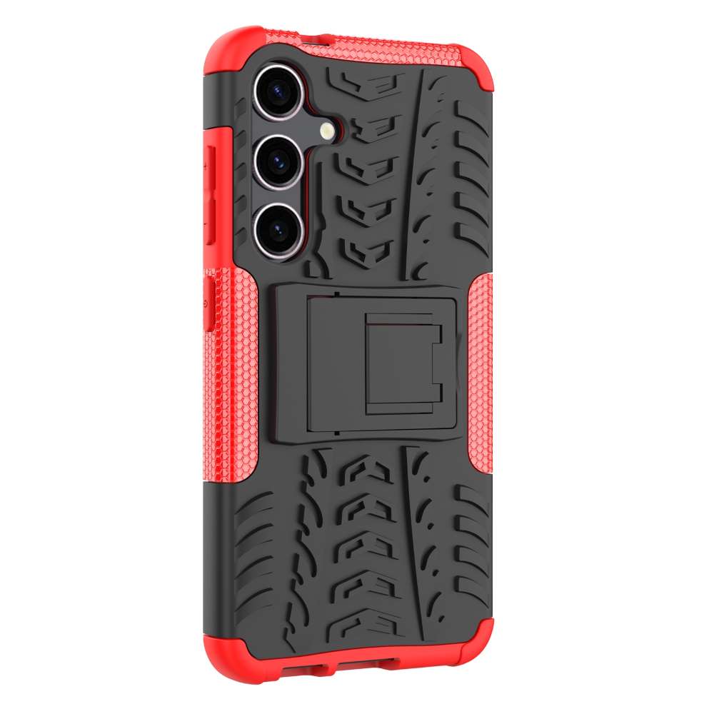 Outdoor Hülle für Samsung Galaxy S24 Tire Rutschfest Kickstand PC TPU Cover Case