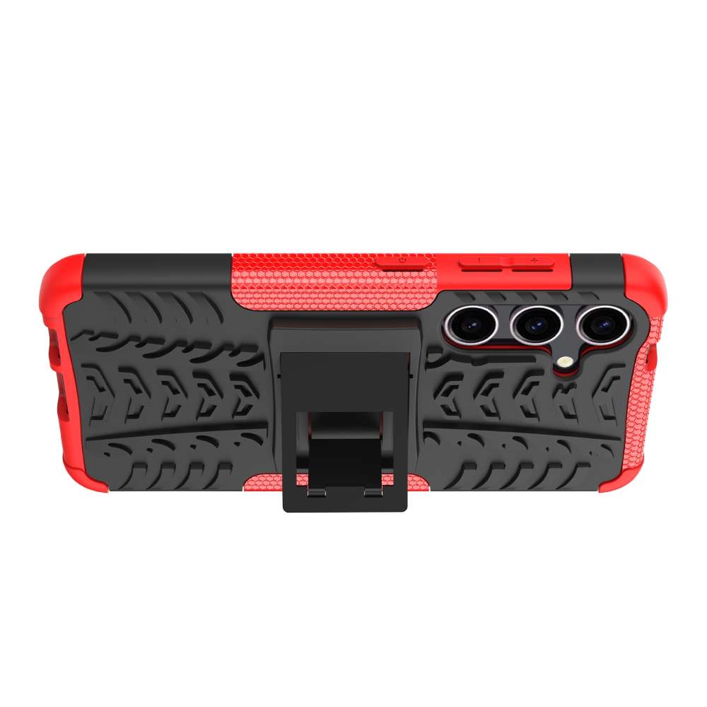 Outdoor Hülle für Samsung Galaxy S24 Tire Rutschfest Kickstand PC TPU Cover Case