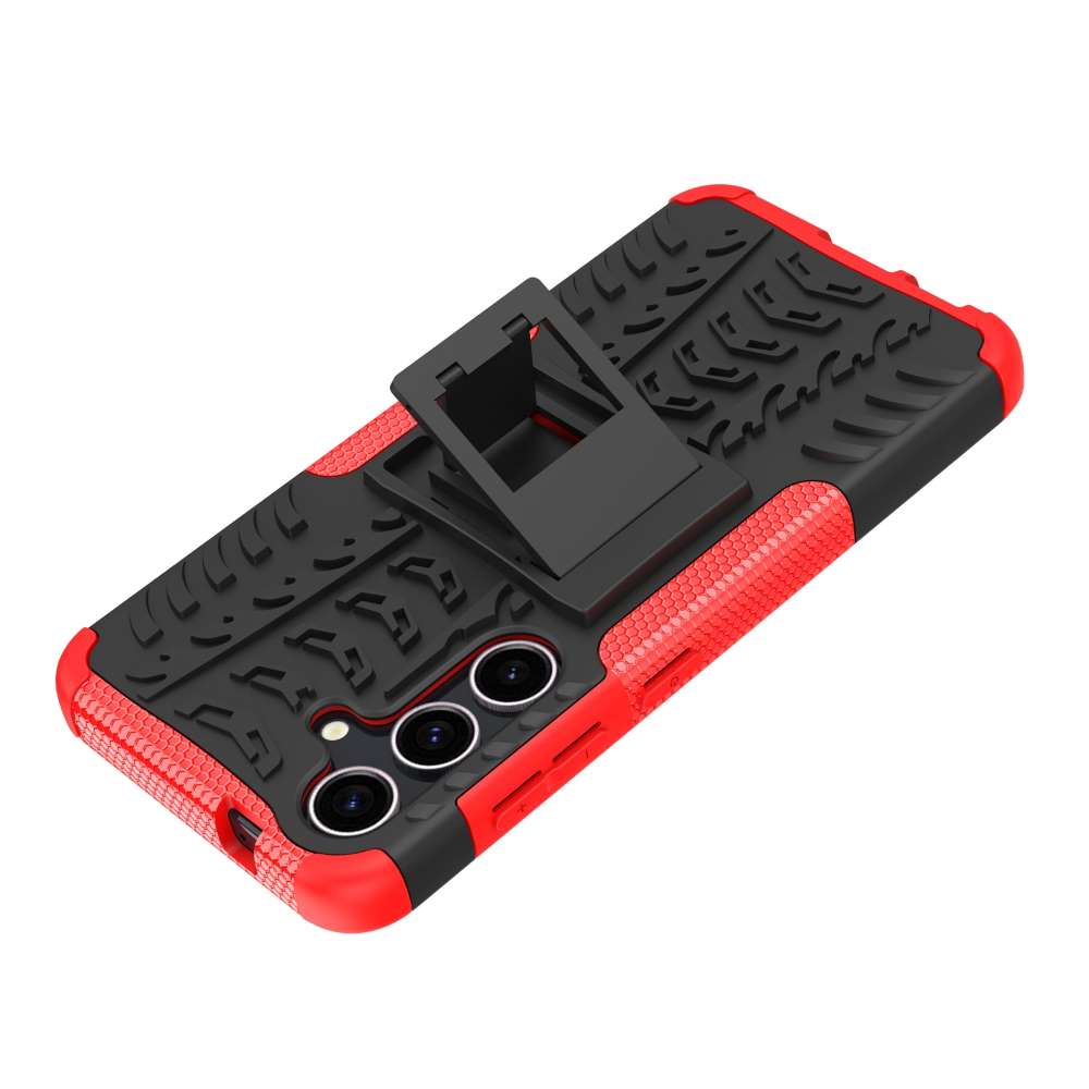Outdoor Hülle für Samsung Galaxy S24 Tire Rutschfest Kickstand PC TPU Cover Case