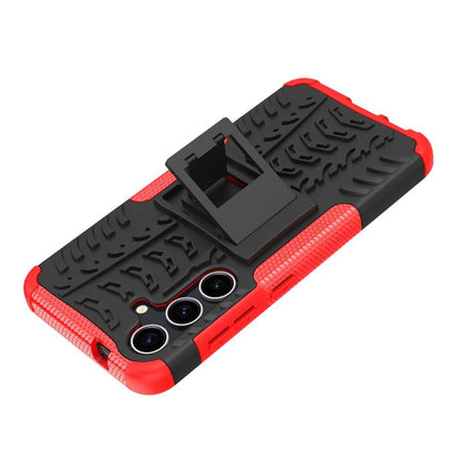 Outdoor Hülle für Samsung Galaxy S24 Tire Rutschfest Kickstand PC TPU Cover Case