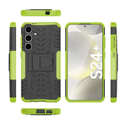 Outdoor Hülle für Samsung Galaxy S24 PLUS Tire Rutschfest Kickstand Schutz Cover