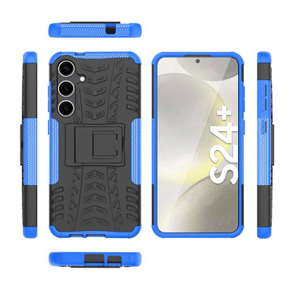 Outdoor Hülle für Samsung Galaxy S24 PLUS Tire Rutschfest Kickstand Schutz Cover