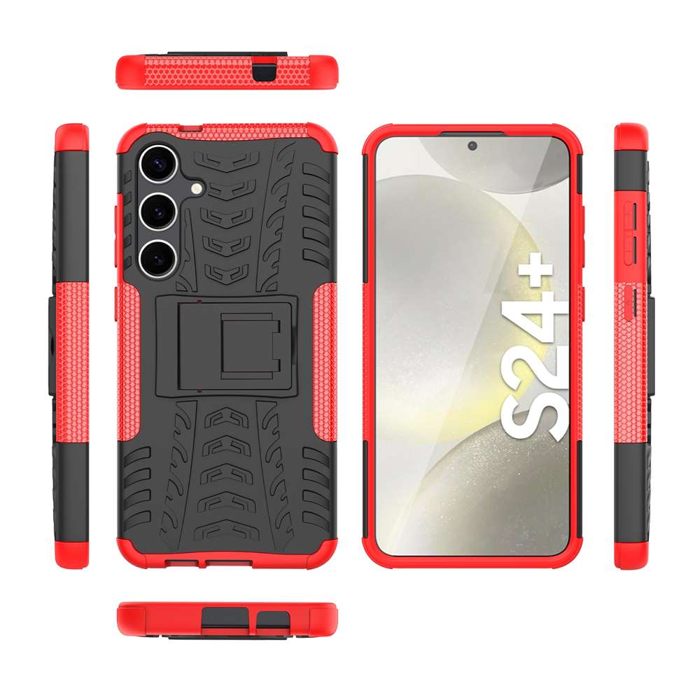 Outdoor Hülle für Samsung Galaxy S24 PLUS Tire Rutschfest Kickstand Schutz Cover