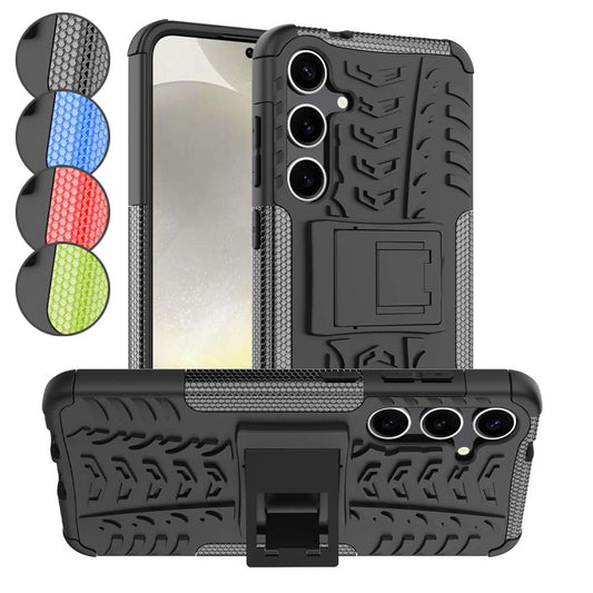 Outdoor Hülle für Samsung Galaxy S24 PLUS Tire Rutschfest Kickstand Schutz Cover
