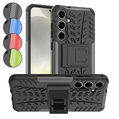 Outdoor Hülle für Samsung Galaxy S24 PLUS Tire Rutschfest Kickstand Schutz Cover