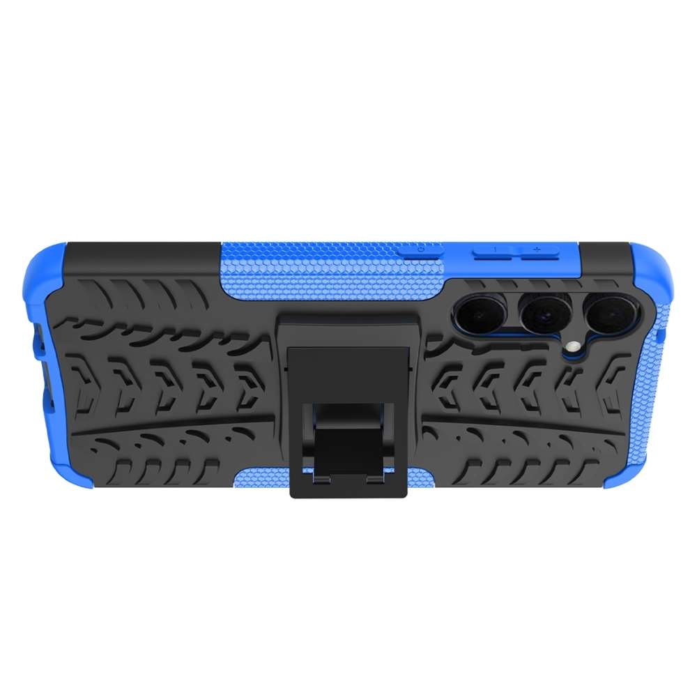 Outdoor Hülle für Samsung Galaxy A55 Tire Rutschfest Kickstand PC TPU Cover Case