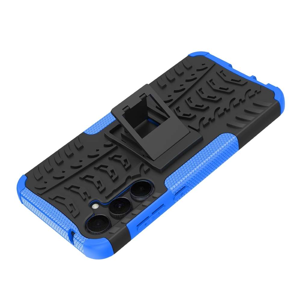 Outdoor Hülle für Samsung Galaxy A55 Tire Rutschfest Kickstand PC TPU Cover Case