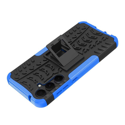 Outdoor Hülle für Samsung Galaxy A55 Tire Rutschfest Kickstand PC TPU Cover Case