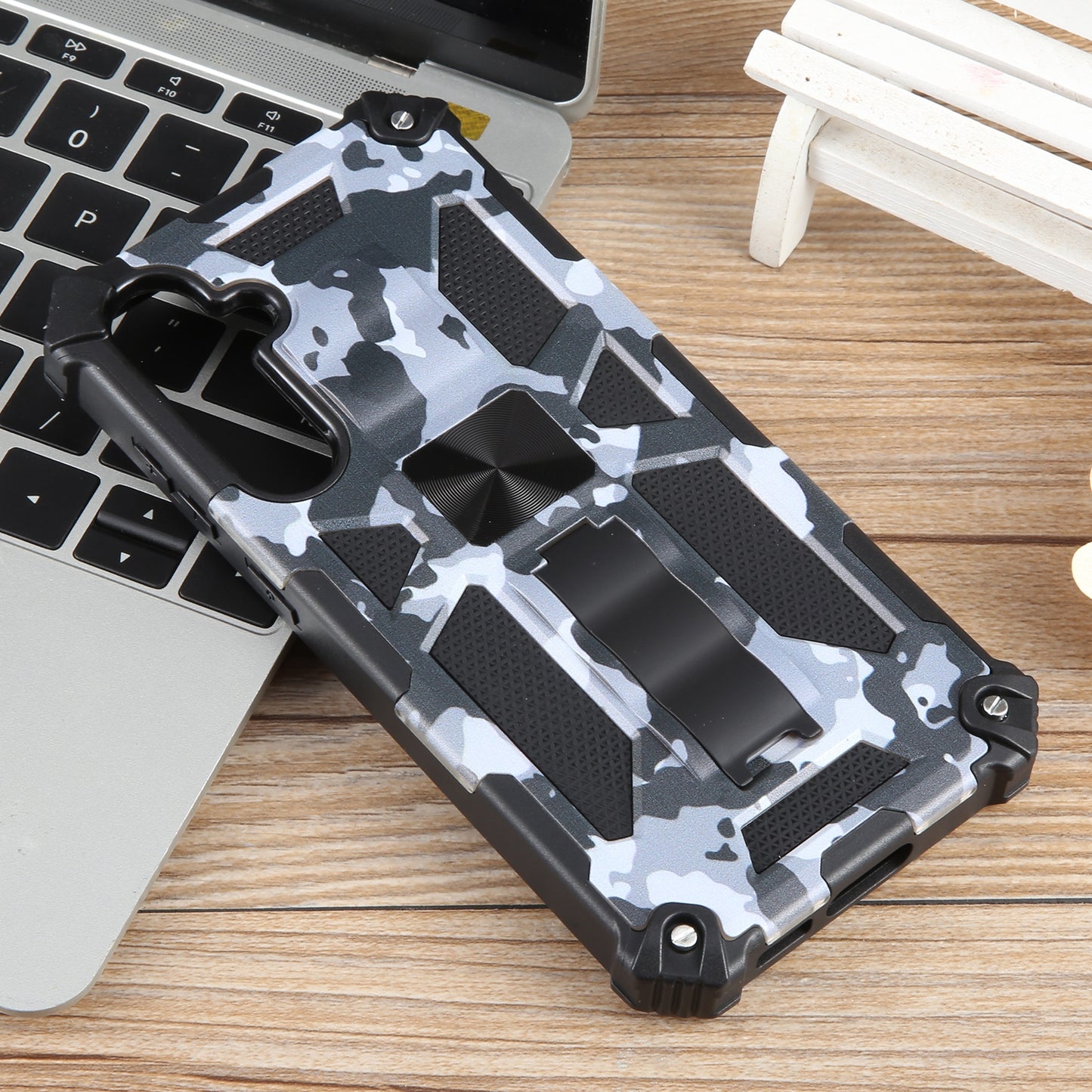 Outdoor Hülle für Samsung Galaxy S23 FE Camouflage Shockproof Schutz Armor Cover