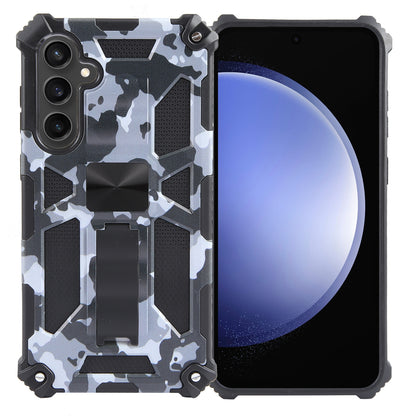 Outdoor Hülle für Samsung Galaxy S23 FE Camouflage Shockproof Schutz Armor Cover