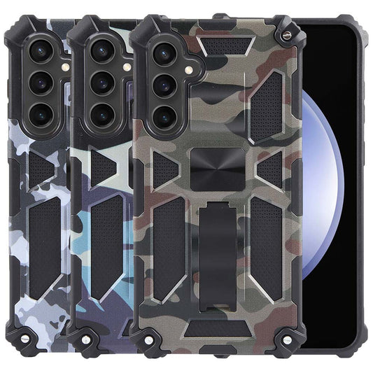 Outdoor Hülle für Samsung Galaxy S23 FE Camouflage Shockproof Schutz Armor Cover