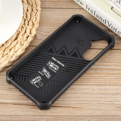 Outdoor Hülle für Samsung Galaxy A35 Camouflage Shockproof Schutz Armor Cover