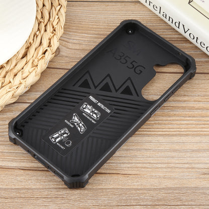 Outdoor Hülle für Samsung Galaxy A35 Camouflage Shockproof Schutz Armor Cover