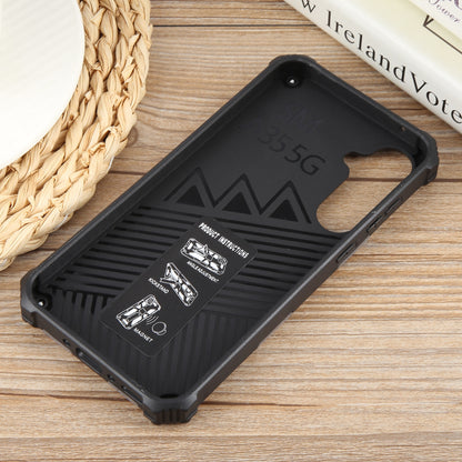 Outdoor Hülle für Samsung Galaxy A35 Camouflage Shockproof Schutz Armor Cover