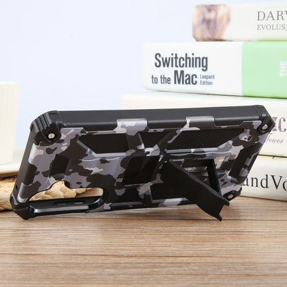 Outdoor Hülle für Samsung Galaxy A55 Camouflage Shockproof Schutz Armor Cover