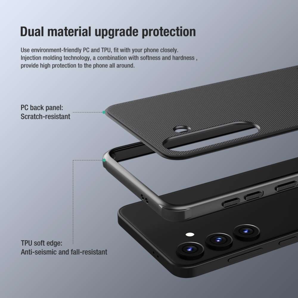 NILLKIN Hard Cover für Samsung Galaxy S24 Super Frosted Pro Matte Hülle PC TPU
