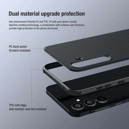 NILLKIN Hard Cover für Samsung Galaxy A55 Super Frosted Pro Matte Hülle PC TPU