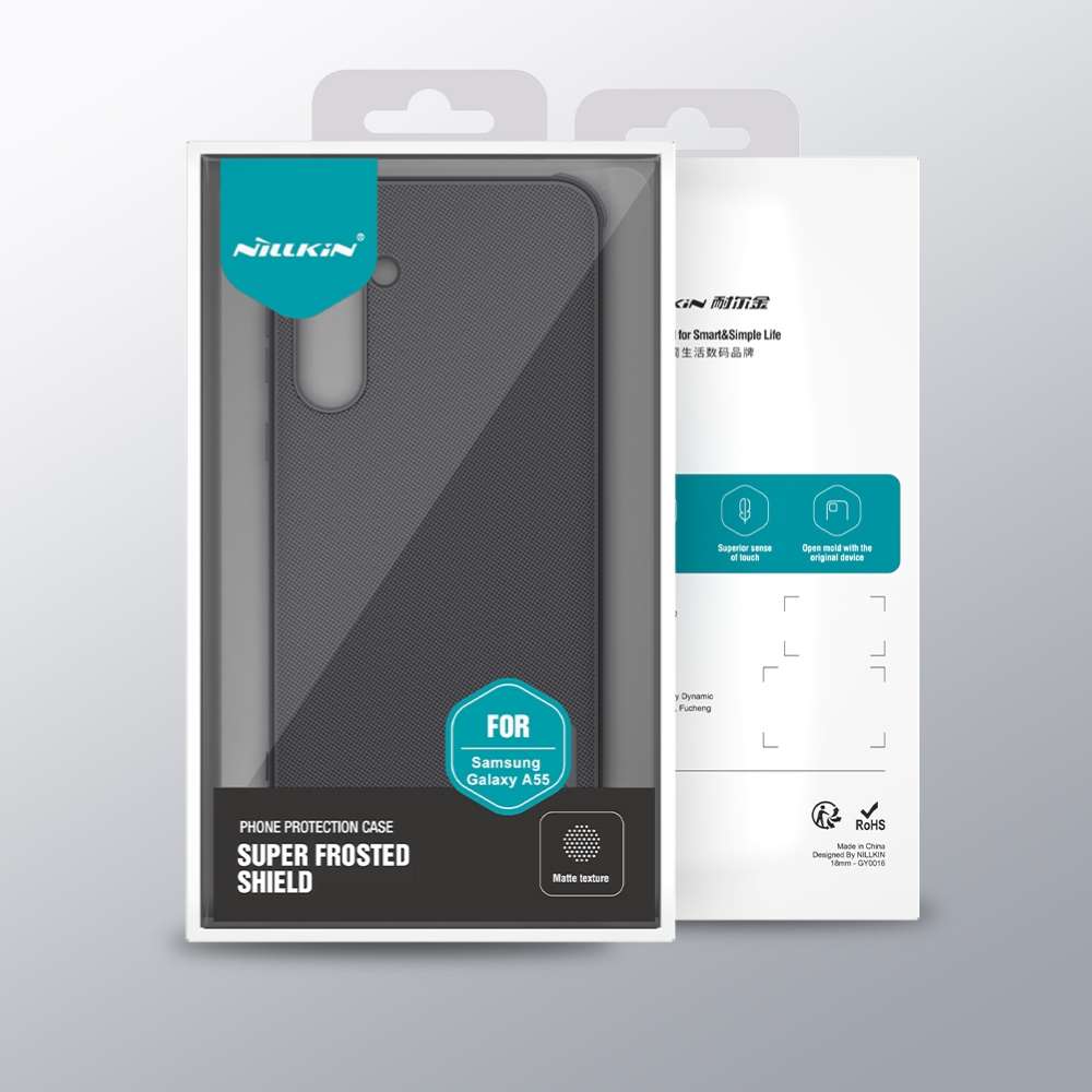 NILLKIN Hard Cover für Samsung Galaxy A55 Super Frosted Pro Matte Hülle PC TPU