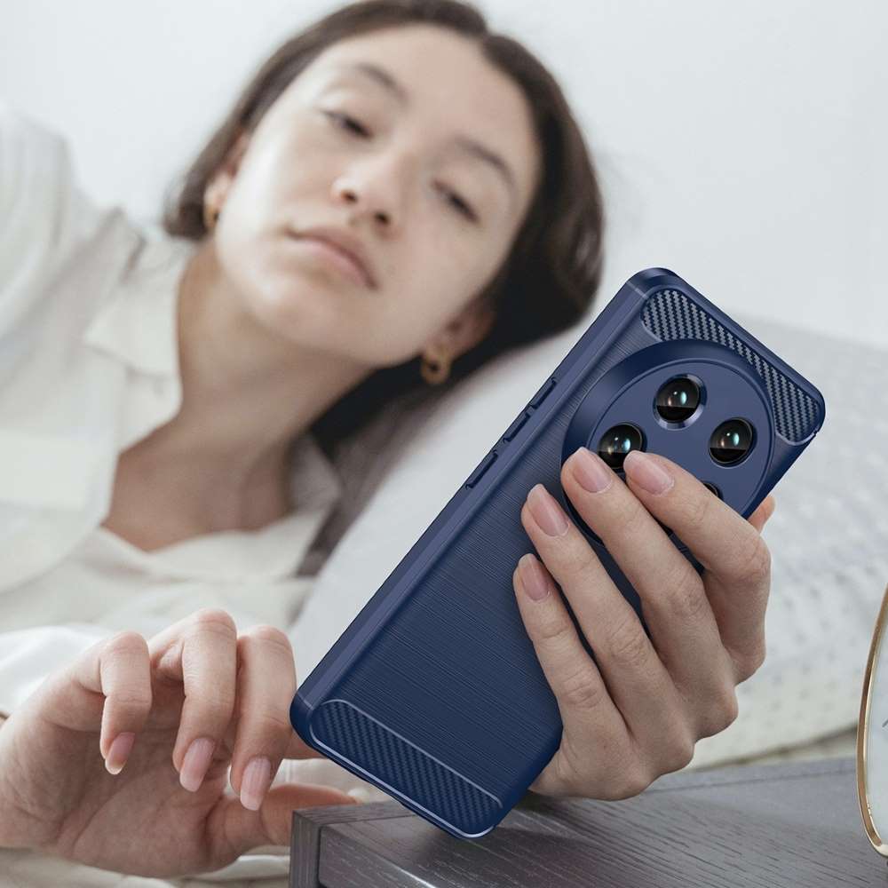TPU Hülle für Xiaomi 14 Ultra Carbon Fiber Skin Brushed Schutzcover Soft Case