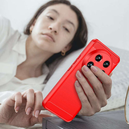TPU Hülle für Xiaomi 14 Ultra Carbon Fiber Skin Brushed Schutzcover Soft Case