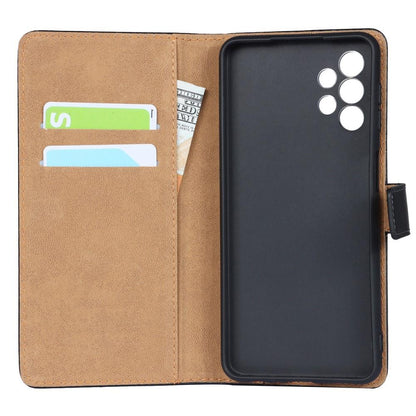 Wallet Case für SAMSUNG GALAXY A32 5G TPU Split Echt Leder Handy Tasche Hülle