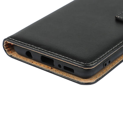 Wallet Case für SAMSUNG GALAXY A42 5G TPU Split Echt Leder Handy Tasche Hülle