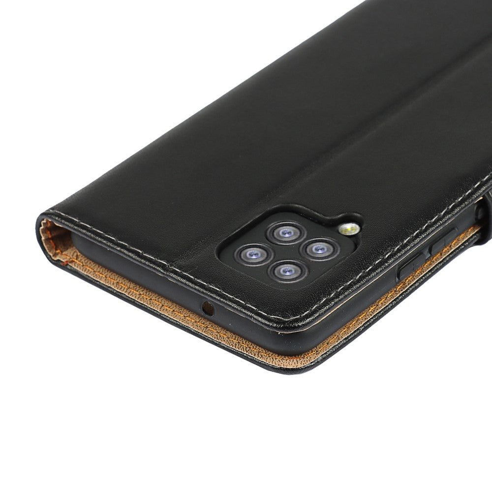 Wallet Case für SAMSUNG GALAXY A42 5G TPU Split Echt Leder Handy Tasche Hülle