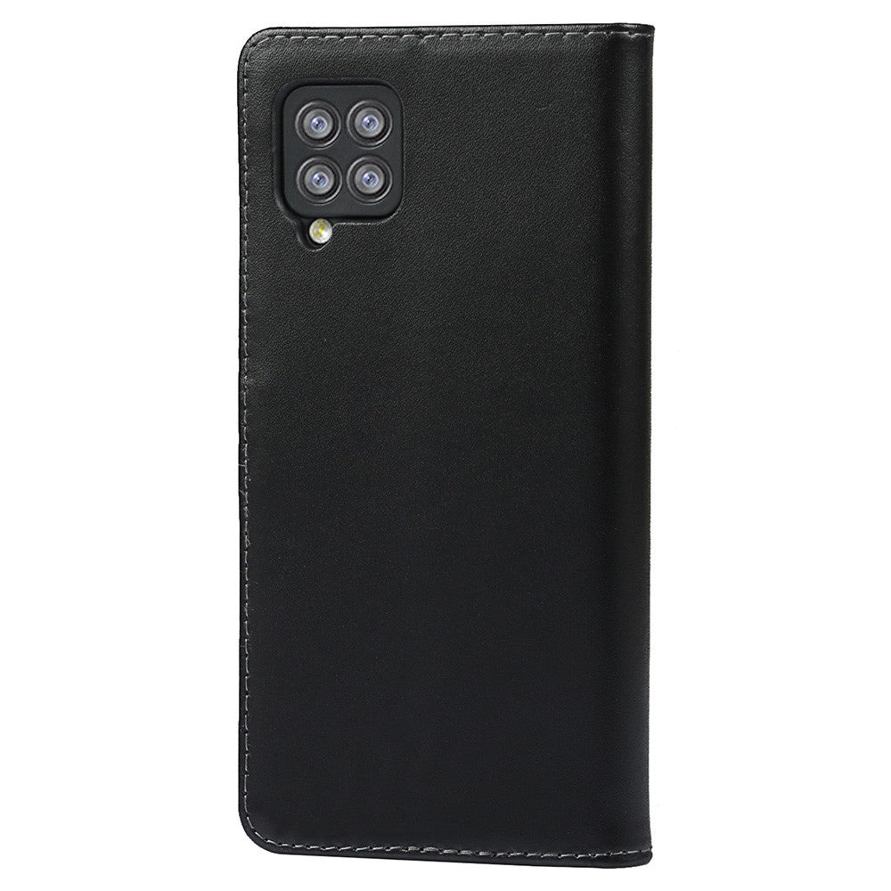 Wallet Case für SAMSUNG GALAXY A42 5G TPU Split Echt Leder Handy Tasche Hülle