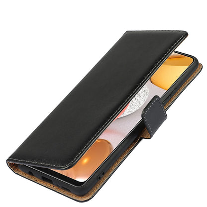 Wallet Case für SAMSUNG GALAXY A42 5G TPU Split Echt Leder Handy Tasche Hülle