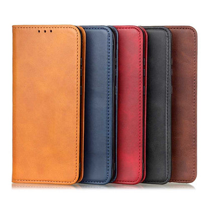 Wallet Case für SAMSUNG GALAXY A52 A52s Echt Leder Magnet Handy Tasche Hülle