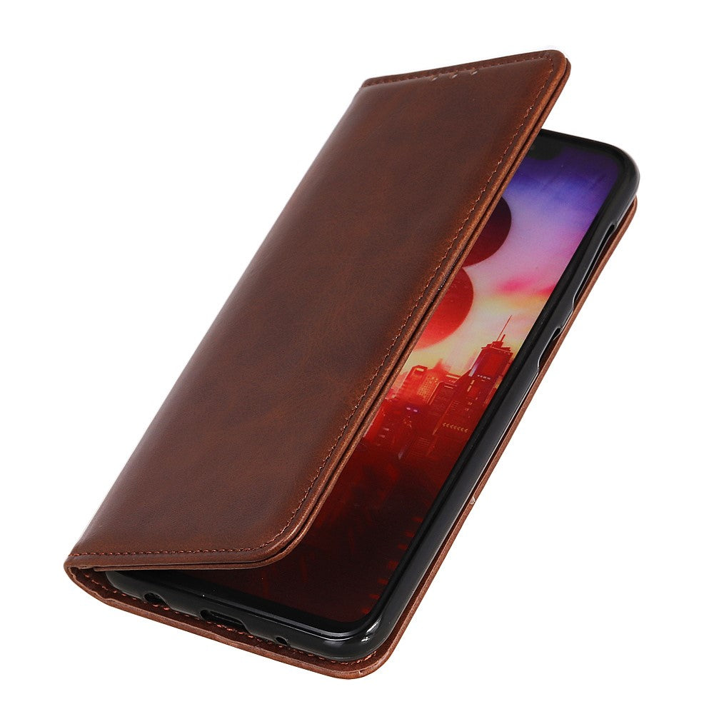 Wallet Case für SAMSUNG GALAXY A22 4G Echt Leder Magnet Handy Tasche Klapp Hülle