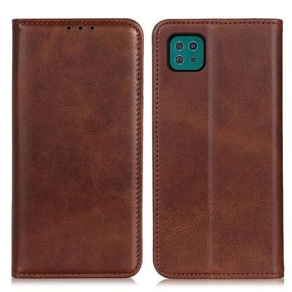 Wallet Case für SAMSUNG GALAXY A22 5G Echt Leder Magnet Handy Tasche Klapp Hülle