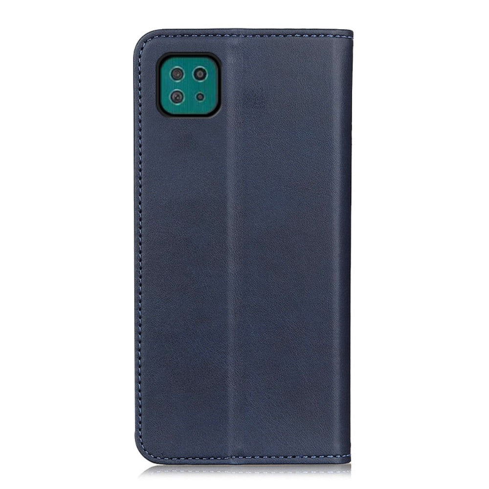 Wallet Case für SAMSUNG GALAXY A22 5G Echt Leder Magnet Handy Tasche Klapp Hülle