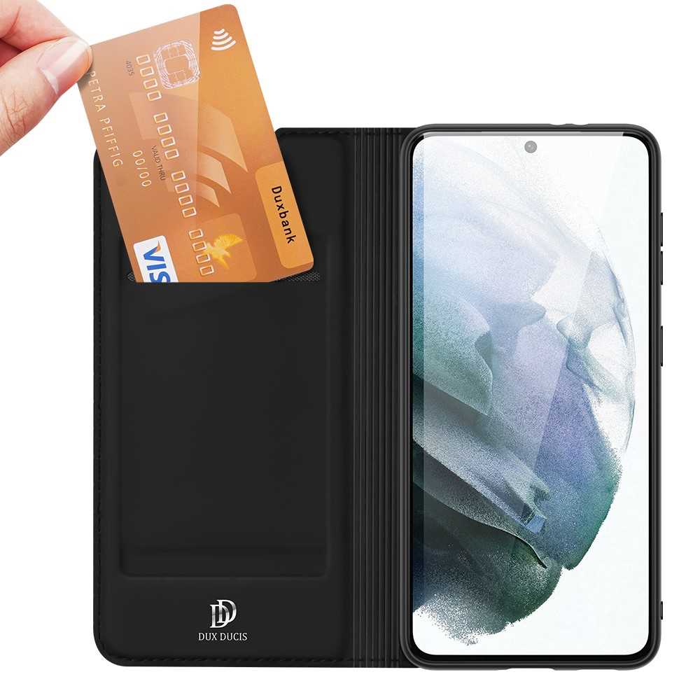 DUX DUCIS Wallet Case für SAMSUNG GALAXY S21 FE Skin Pro Series Handy Tasche