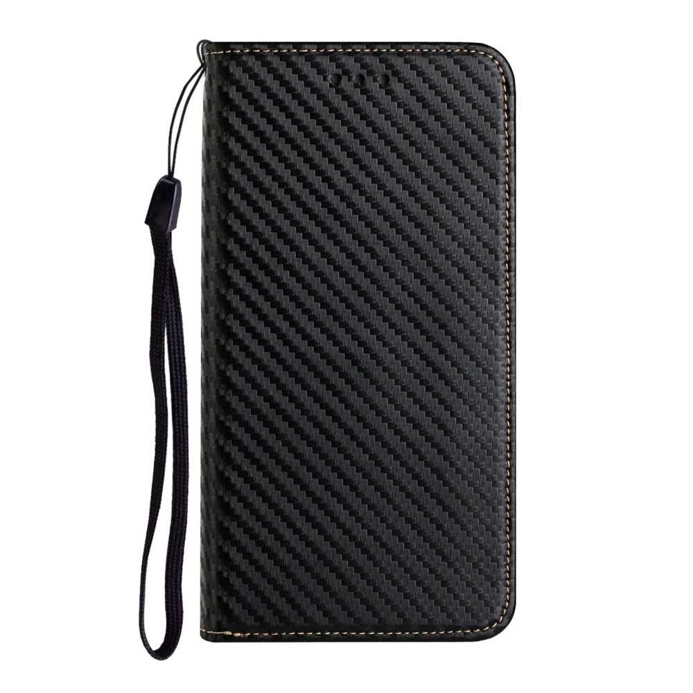 Wallet Case für SAMSUNG GALAXY S20 FE Carbon Fiber Optik Etui Handy Tasche Hülle
