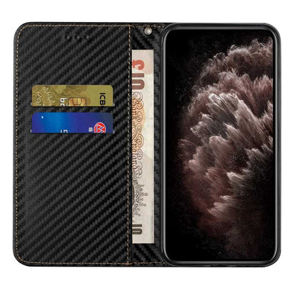 Wallet Case für SAMSUNG GALAXY S20 FE Carbon Fiber Optik Etui Handy Tasche Hülle