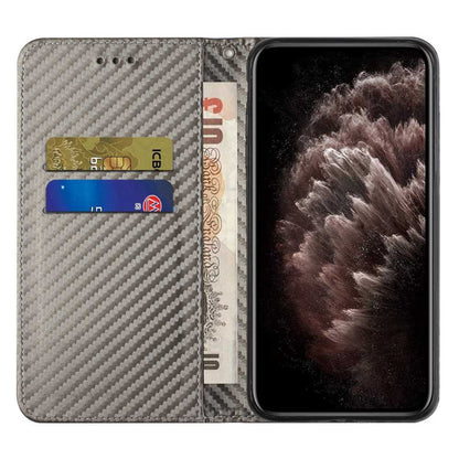 Wallet Case für SAMSUNG GALAXY S20 FE Carbon Fiber Optik Etui Handy Tasche Hülle