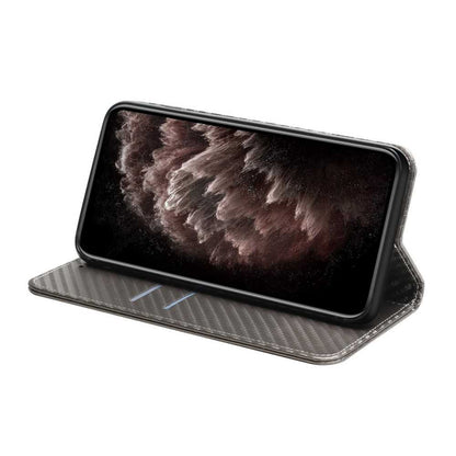 Wallet Case für SAMSUNG GALAXY S20 FE Carbon Fiber Optik Etui Handy Tasche Hülle