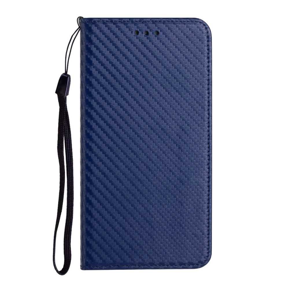 Wallet Case für SAMSUNG GALAXY S20 FE Carbon Fiber Optik Etui Handy Tasche Hülle