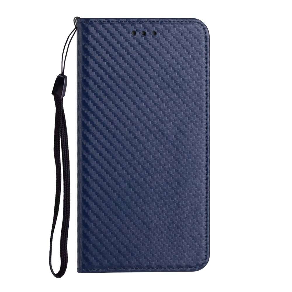 Handy Tasche für Samsung Galaxy A16 Carbon Fiber Wallet Hülle Magnet Klapp Etui