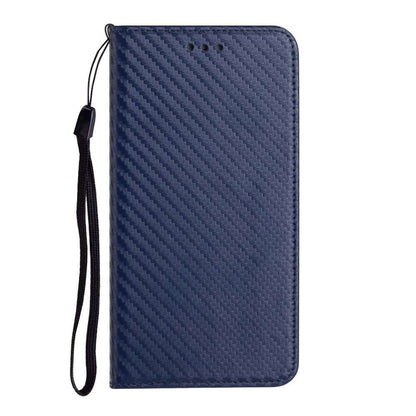 Handy Tasche für Samsung Galaxy A16 Carbon Fiber Wallet Hülle Magnet Klapp Etui