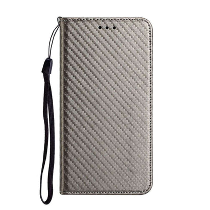 Handy Tasche für Samsung Galaxy A16 Carbon Fiber Wallet Hülle Magnet Klapp Etui
