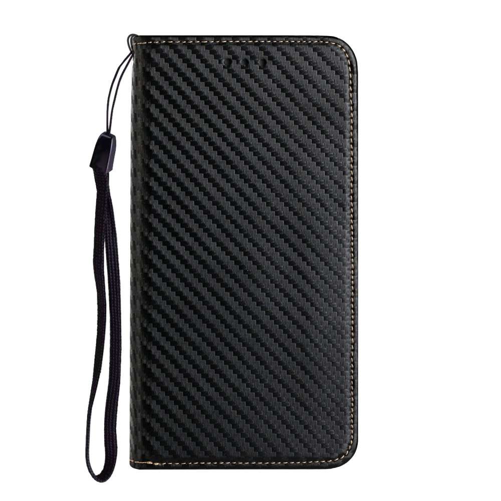 Handy Tasche für Samsung Galaxy A16 Carbon Fiber Wallet Hülle Magnet Klapp Etui