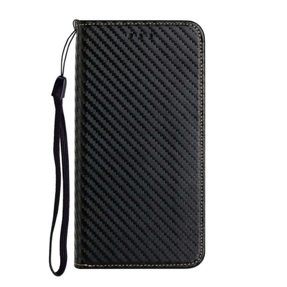 Handy Tasche für Samsung Galaxy A16 Carbon Fiber Wallet Hülle Magnet Klapp Etui