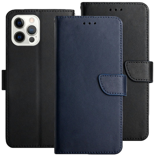 Handy Tasche für Apple iPhone 16 PRO MAX Echt Leder Klappetui Hülle Flip Case