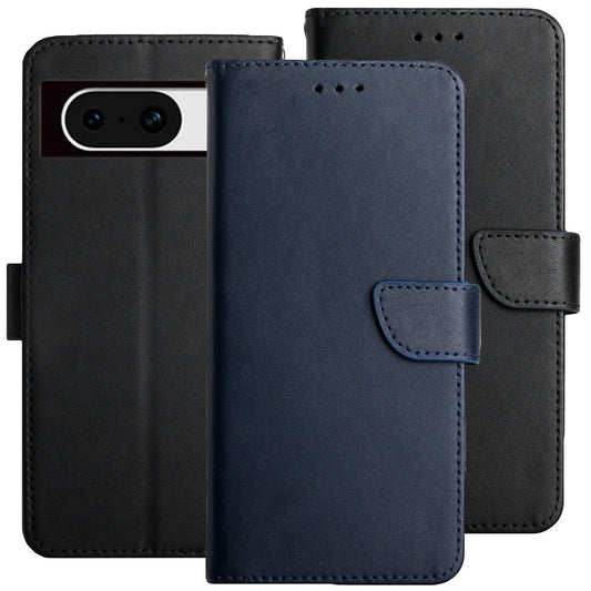 Handy Tasche für Google Pixel 8a Echt Leder Klappetui Schutzhülle Wallet Magnet