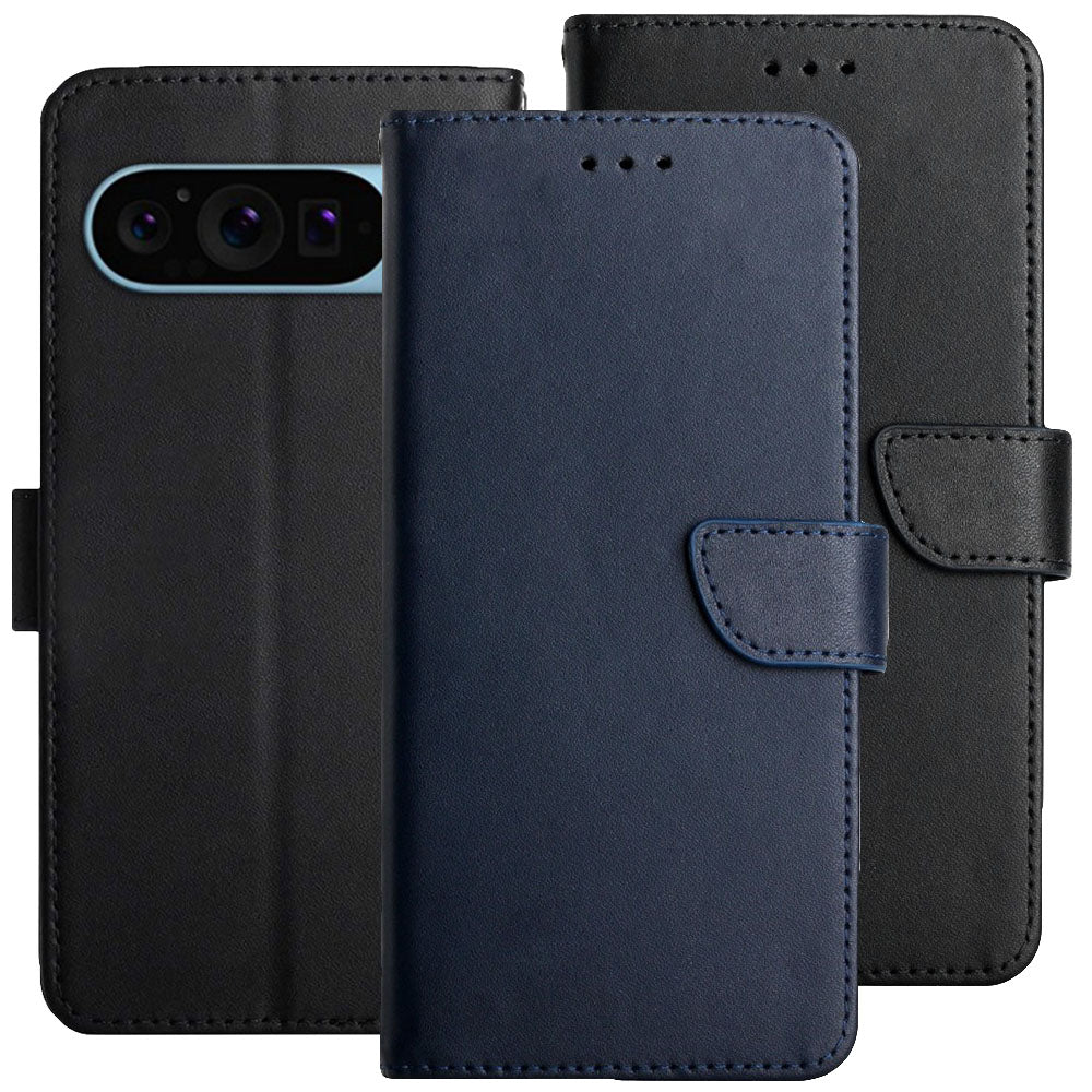 Handy Tasche für Google Pixel 9 9 PRO Echt Leder Etui Schutzhülle Wallet Magnet