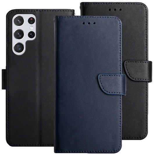 Handy Tasche für Samsung Galaxy S25 ULTRA Echt Leder Klappetui Hülle Flip Case