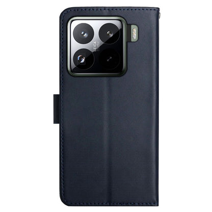 Handy Tasche für Xiaomi 15 Echt Leder Klappetui Schutzhülle Wallet Magnet Case