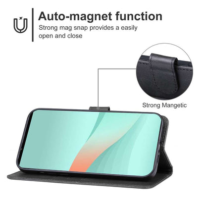 Handy Tasche für Sony Xperia 10 VI Wallet Magnet Klappetui Hülle Kartenfach Case